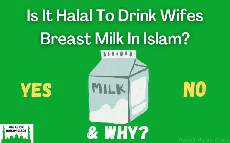Is It Halal To Drink Wifes Breast Milk In Islam (Clear)