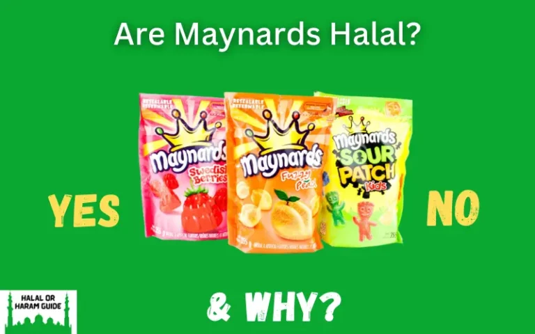 Are Maynards Halal In Canada Or Other Countries?
